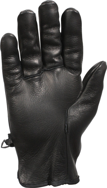Black Military D-3A Leather Gloves Water Resistant Cold Weather Tactical Duty Glove