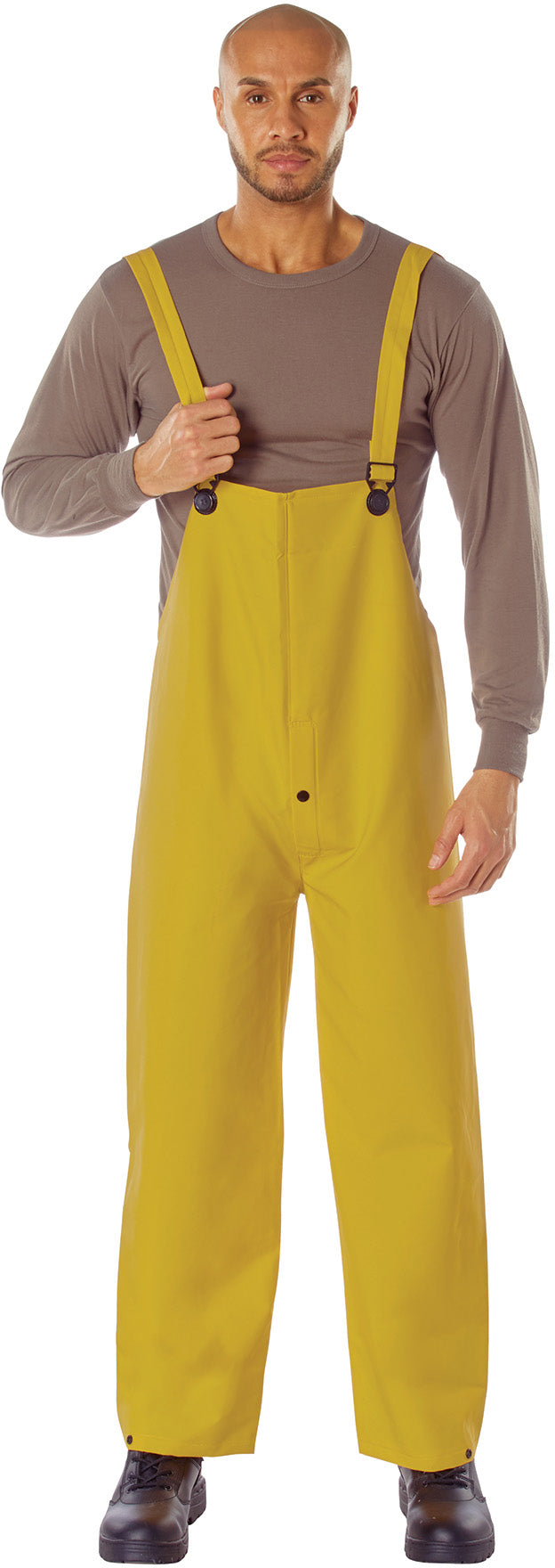 Yellow - Deluxe Heavyweight PVC Hurricane 2-Piece Rain Suit