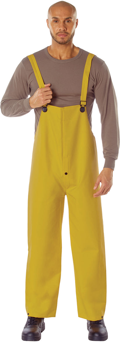 Yellow - Deluxe Heavyweight PVC Hurricane 2-Piece Rain Suit
