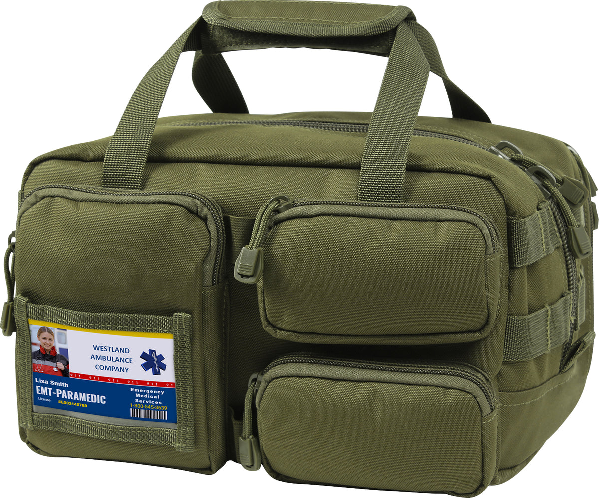Tactical Trauma Kit 75 Piece MOLLE First Aid Kit Emergency Medical Survival Kit with Gear Bag