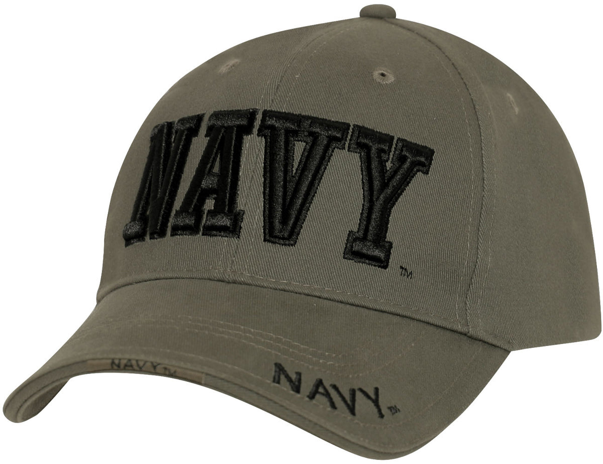 Olive Drab - Deluxe Navy Low Profile Cap