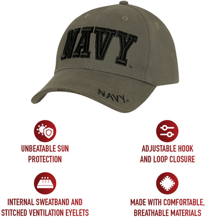 Olive Drab - Deluxe Navy Low Profile Cap