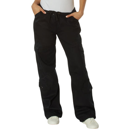 Black - Womens Vintage Paratrooper Fatigues