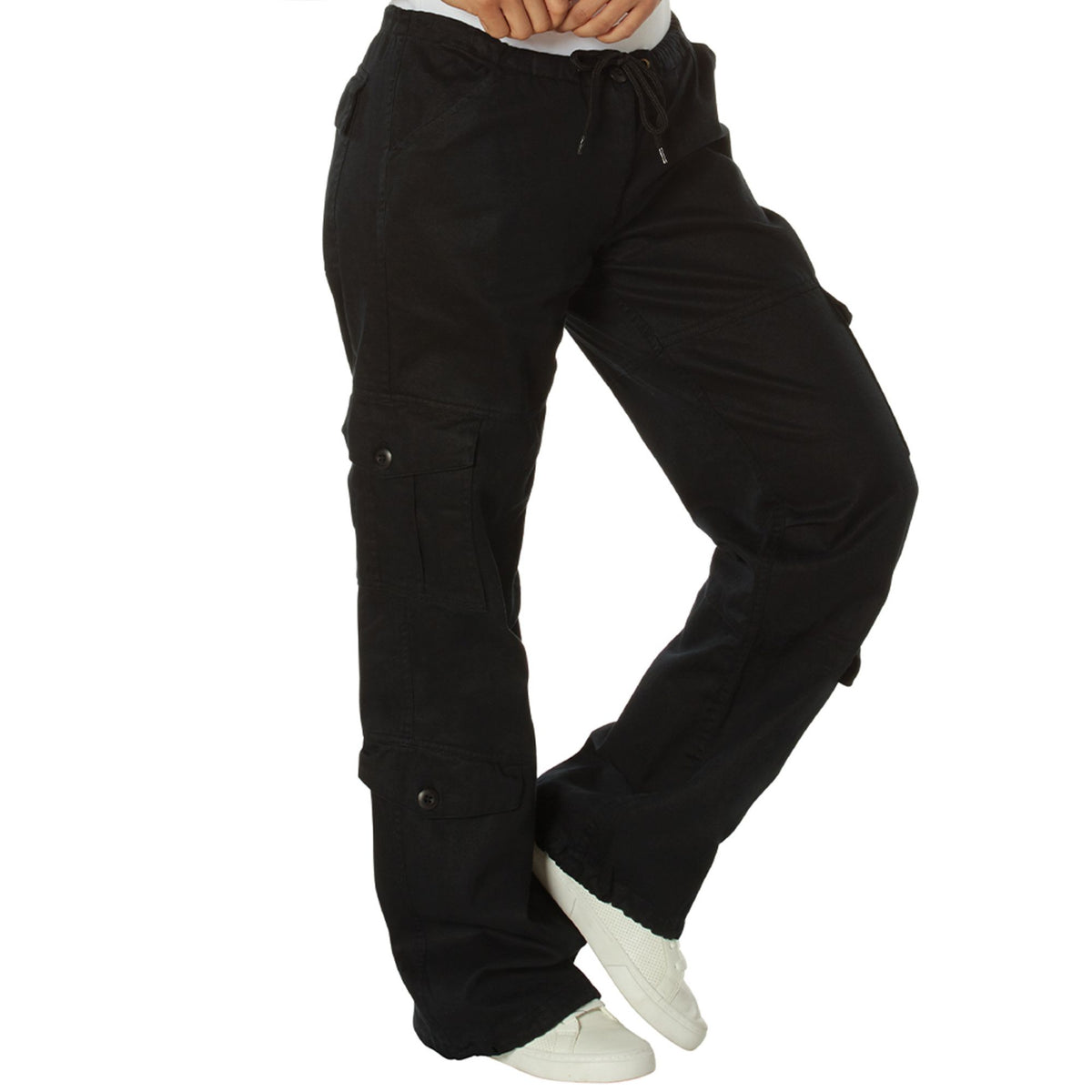 Black - Womens Vintage Paratrooper Fatigues