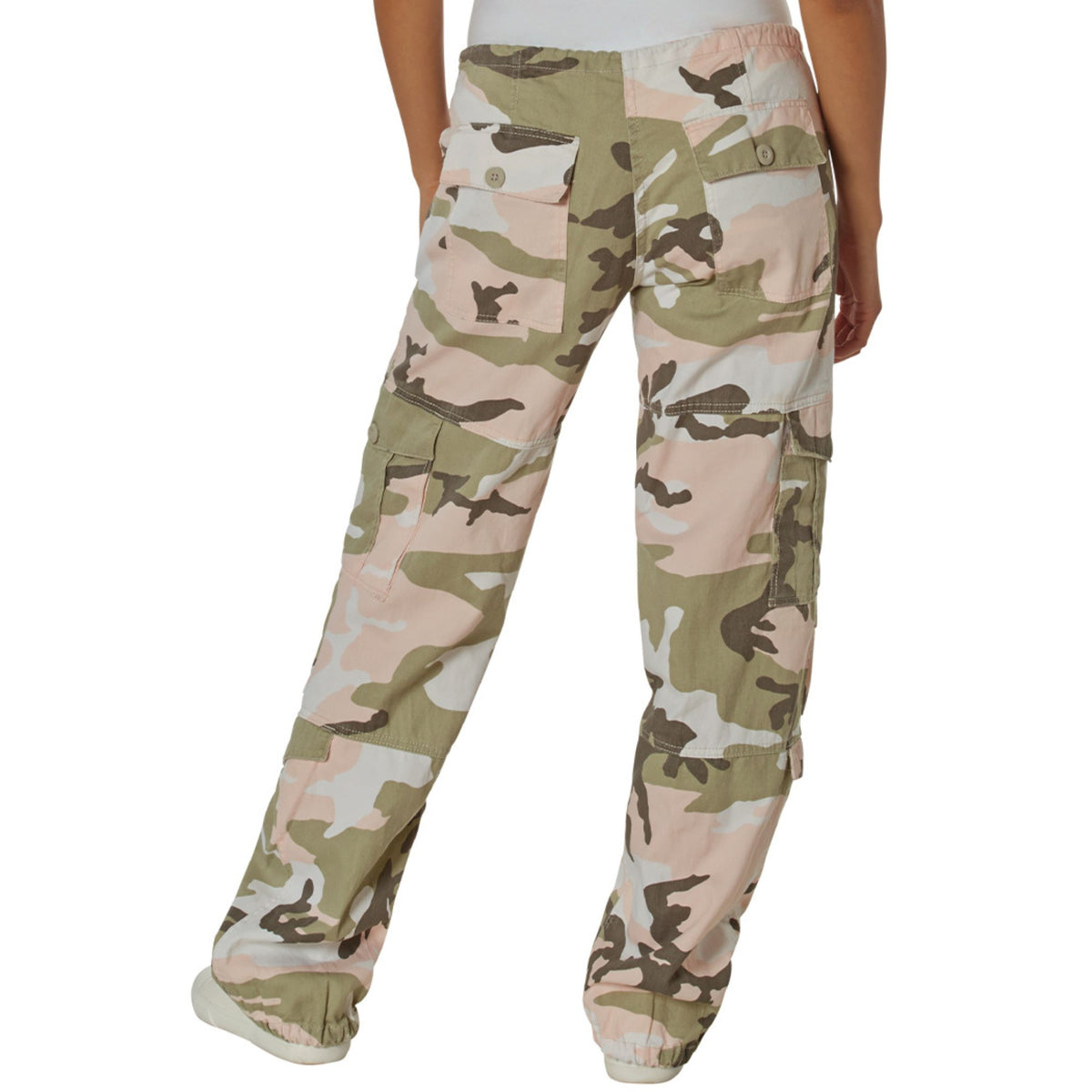 Subdued Pink Camouflage - Womens Vintage Paratrooper Fatigues