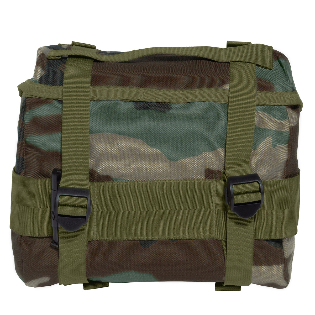 Woodland Camouflage Military GI Enhanced Butt Pack Tactical ALICE Gear Pouch (10" x 9.5" x 6")