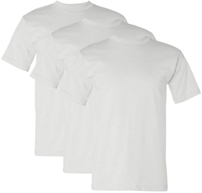 US Army Heavyweight Solid Color T-Shirts | Made in USA 100% Cotton Heavy Weight Crewneck Shirts | 3 Pack