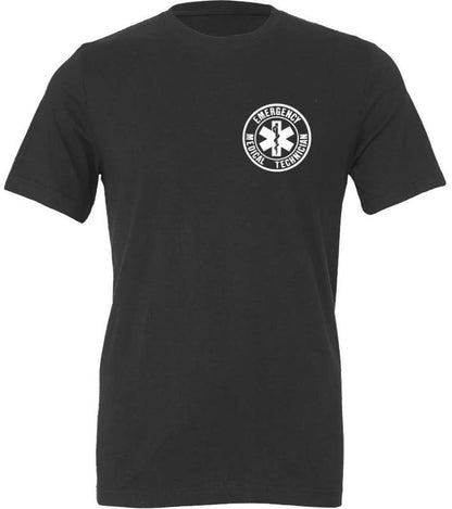 EMT Medical Paramedic Ambulance Emergency T-Shirt | Double Sided EMS First Responder Short Sleeve Tee Shirt