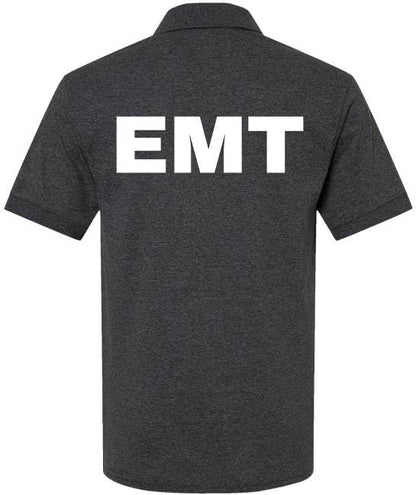 EMT Polo Shirt Emergency Medical Technician First Responder 911 Paramedic Golf Shirt