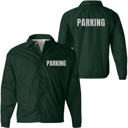 Parking Attendant Lightweight Coaches Jacket | Windbreaker Valet Parking Waterproof Coat
