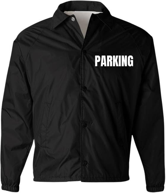 Parking Attendant Lightweight Coaches Jacket | Windbreaker Valet Parking Waterproof Coat