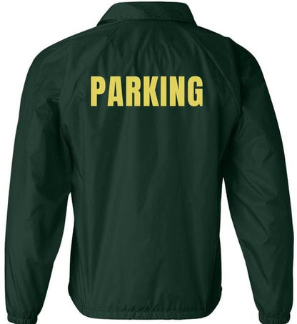 Parking Attendant Lightweight Coaches Jacket | Windbreaker Valet Parking Waterproof Coat