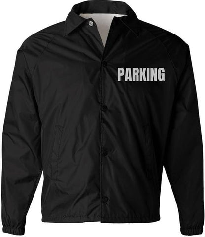 Parking Attendant Lightweight Coaches Jacket | Windbreaker Valet Parking Waterproof Coat