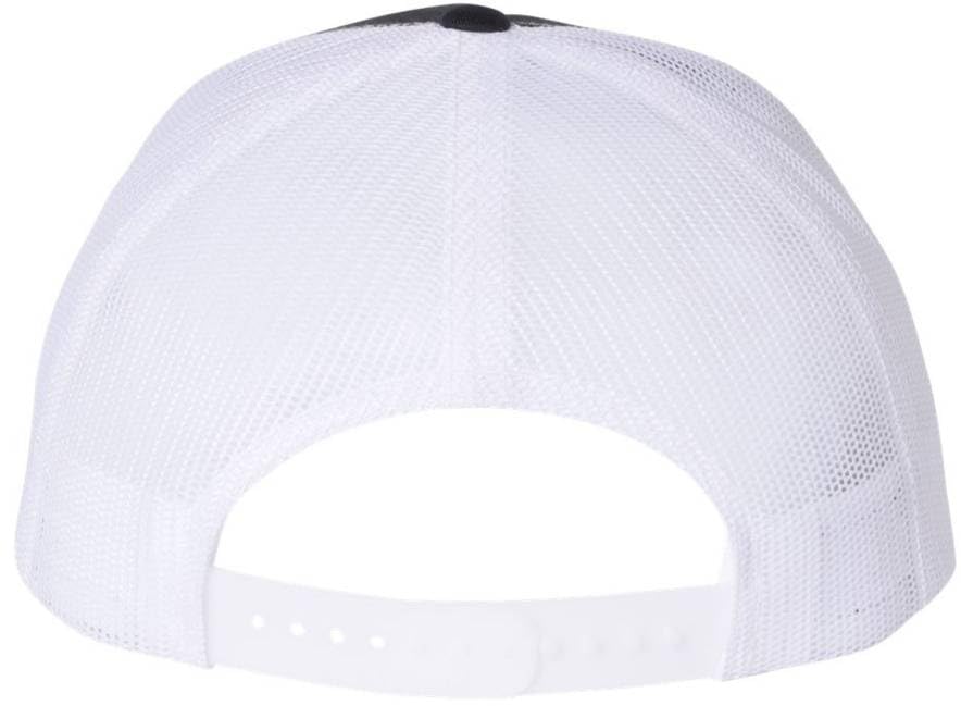 US Army Veteran USA Flag Embroidered Trucker Hat | Structured Mesh Back Military Vet Snap Back Baseball Cap