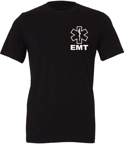 EMT T-Shirt | 100% Cotton Emergency Medical Technician 911 Paramedic Shirt | Short Sleeve Tee for Men & Women