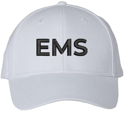 EMS Embroidered Baseball Cap | Emergency Medical Services Paramedics First Responders Hat | Structured