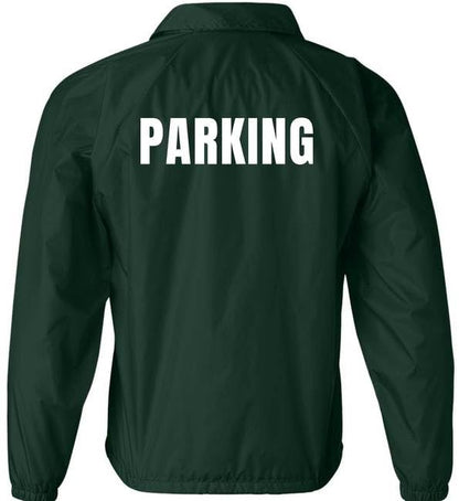 Parking Attendant Lightweight Coaches Jacket | Windbreaker Valet Parking Waterproof Coat