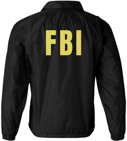 FBI Lightweight Coaches Jacket Coat Waterproof Windbreaker Burt Macklin Andy Parks Costume