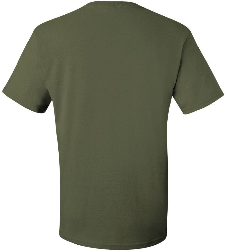 Solid Color Military Style T-Shirts | Poly/Cotton Army Short Sleeve Crewneck Tee Shirts | 3 Pack