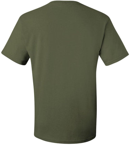 Solid Color Military Style T-Shirts | Poly/Cotton Army Short Sleeve Crewneck Tee Shirts | 3 Pack