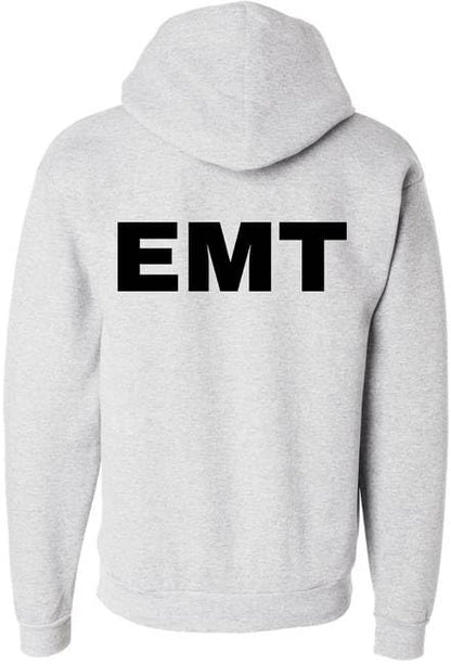 EMT Hoodie Emergency Medical Technician First Responder AMBU Double Sided Hooded Sweatshirt