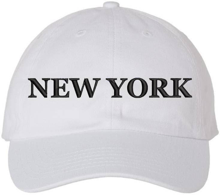 New York Embroidered Dad Hat | NYC Fashion Urban Snapback Adjustable Cap for Men & Women