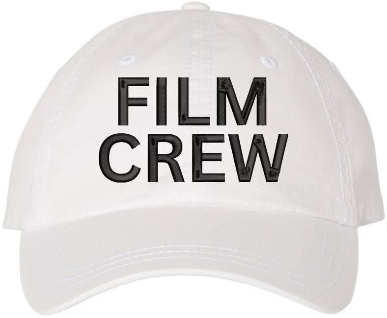 Film Crew Embroidered Dad Hat Washed Cotton Vintage Movie Personnel Adjustable Baseball Hat