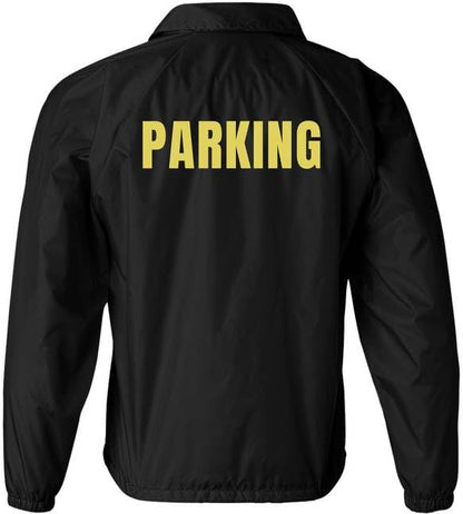 Parking Attendant Lightweight Coaches Jacket | Windbreaker Valet Parking Waterproof Coat