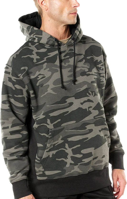 Black Camo Every Day Pullover Hooded Sweatshirt