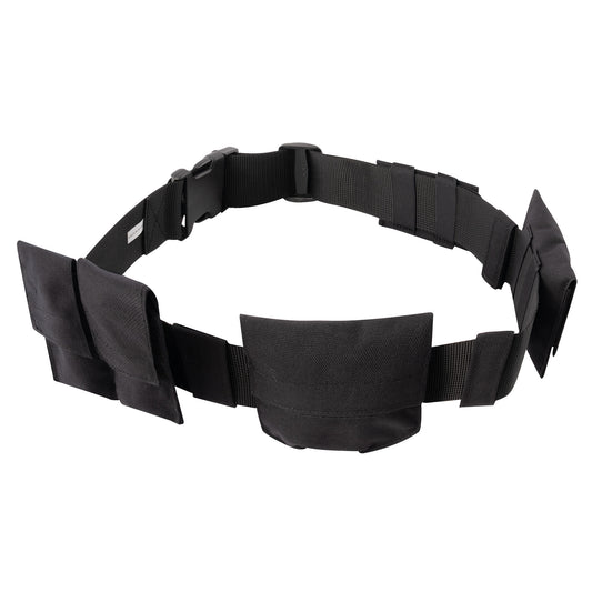 Black - Deluxe SWAT Belt | Adjustable Quick Release - 49" Long