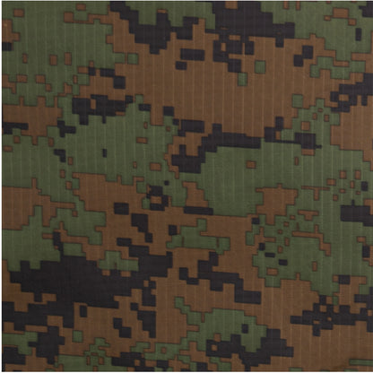 Digital Woodland Camouflage - GI Enhanced Military Style Poncho - Polyester Ripstop