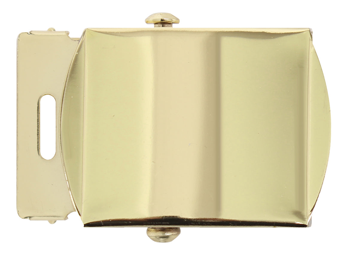 Gold - Brass Plated Military Web Belt Buckle