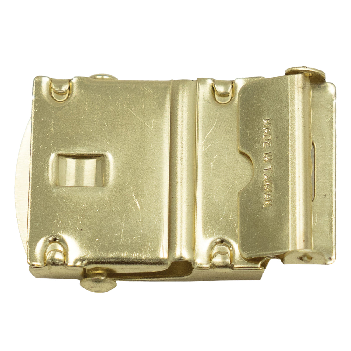 Gold - Brass Plated Military Web Belt Buckle