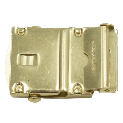 Gold - Brass Plated Military Web Belt Buckle