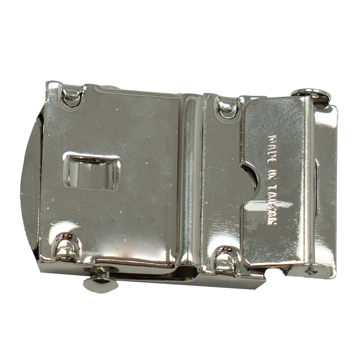 Chrome Plated - Military Web Belt Buckle