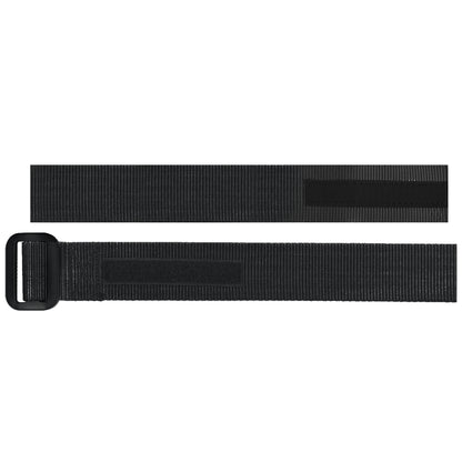 Black - Military Riggers Belt Tactical Nylon Heavy Duty Adjustable Utility Belt