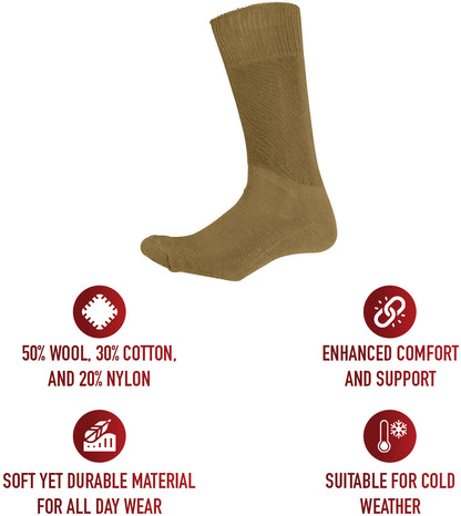 Coyote Brown G.I. Type Cushion Sole Socks