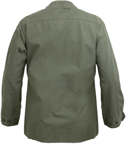Olive Drab - Military Vintage Vietnam Fatigue Shirt