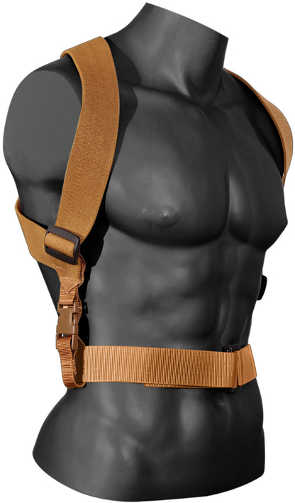 Coyote Brown - Military Combat Suspenders