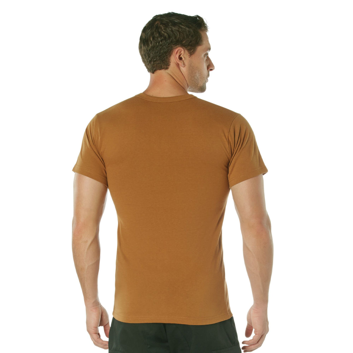 Heavyweight Poly/Cotton Short Sleeve T-Shirt - Work Brown