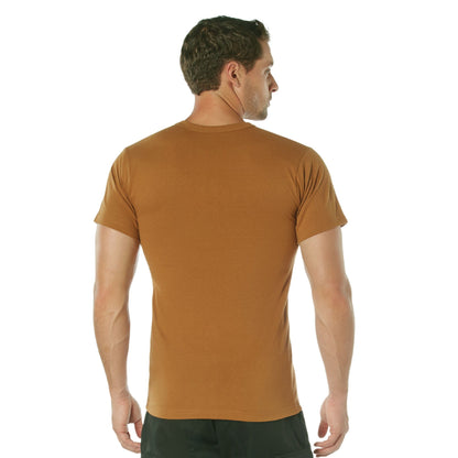 Heavyweight Poly/Cotton Short Sleeve T-Shirt - Work Brown