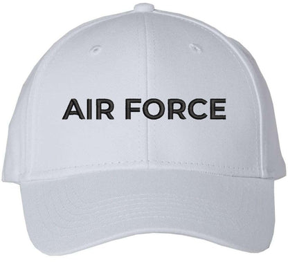 Air Force Text Embroidered Baseball Cap | USA Air Aviation Squad | Structured Hat