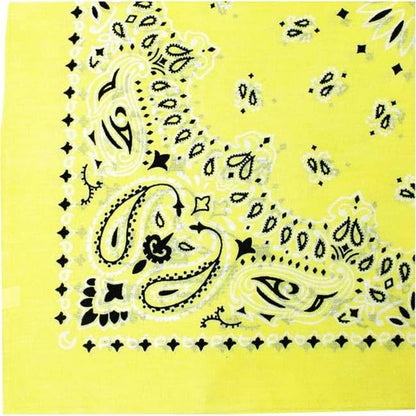 Trainmen Paisley Bandanas Scarf Do-rag Cotton Biker Head Rags Classic Bandanna 22" x 22" (12 Pack)