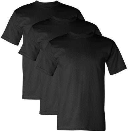 US Army Heavyweight Solid Color T-Shirts | Made in USA 100% Cotton Heavy Weight Crewneck Shirts | 3 Pack