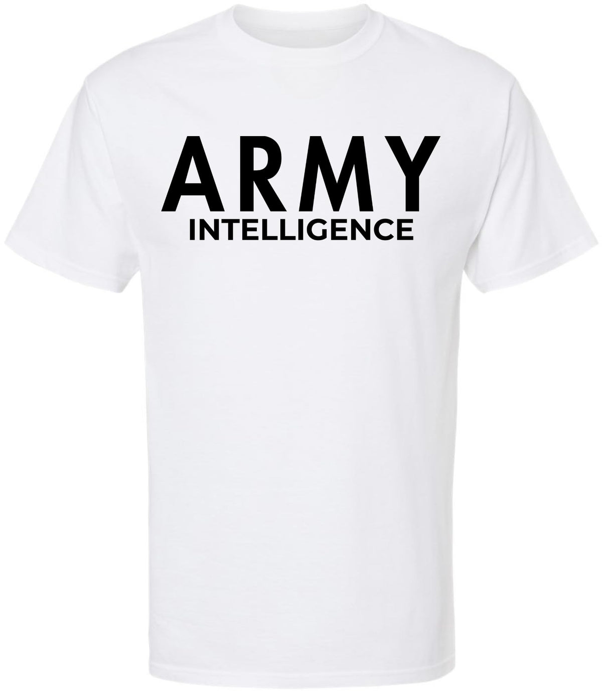 Army Intelligence T-Shirt | U.S. Military Intelligence Team Tee | Short Sleeve Gym & Fitness Athletic PT Shirt