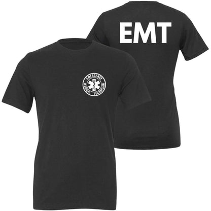 EMT Medical Paramedic Ambulance Emergency T-Shirt | Double Sided EMS First Responder Short Sleeve Tee Shirt