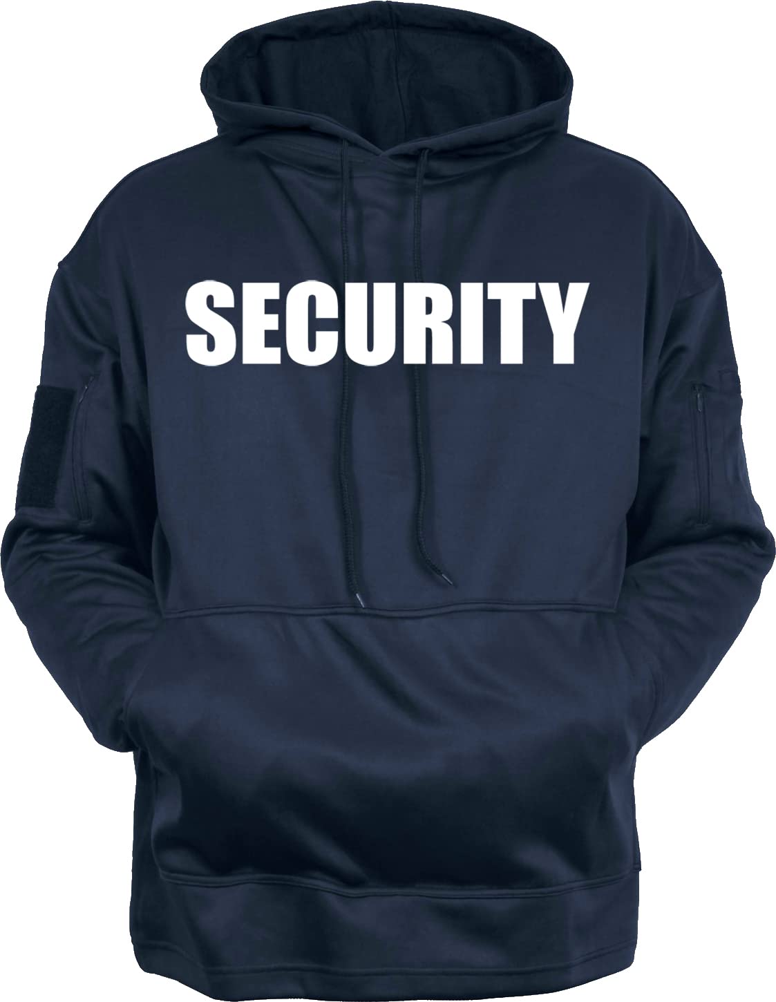 SECURITY Concealed Carry Sweatshirt Pullover DOUBLE SIDED Hoodie for Security Guards & Bouncers