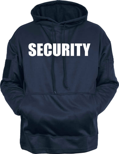 SECURITY Concealed Carry Sweatshirt Pullover DOUBLE SIDED Hoodie for Security Guards & Bouncers