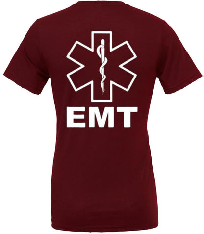 EMT T-Shirt | 100% Cotton Emergency Medical Technician 911 Paramedic Shirt | Short Sleeve Tee for Men & Women
