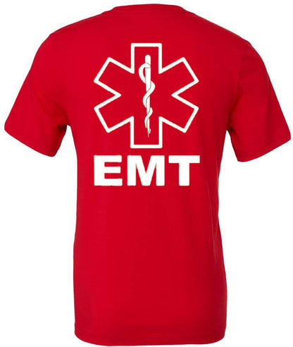 EMT T-Shirt | 100% Cotton Emergency Medical Technician 911 Paramedic Shirt | Short Sleeve Tee for Men & Women